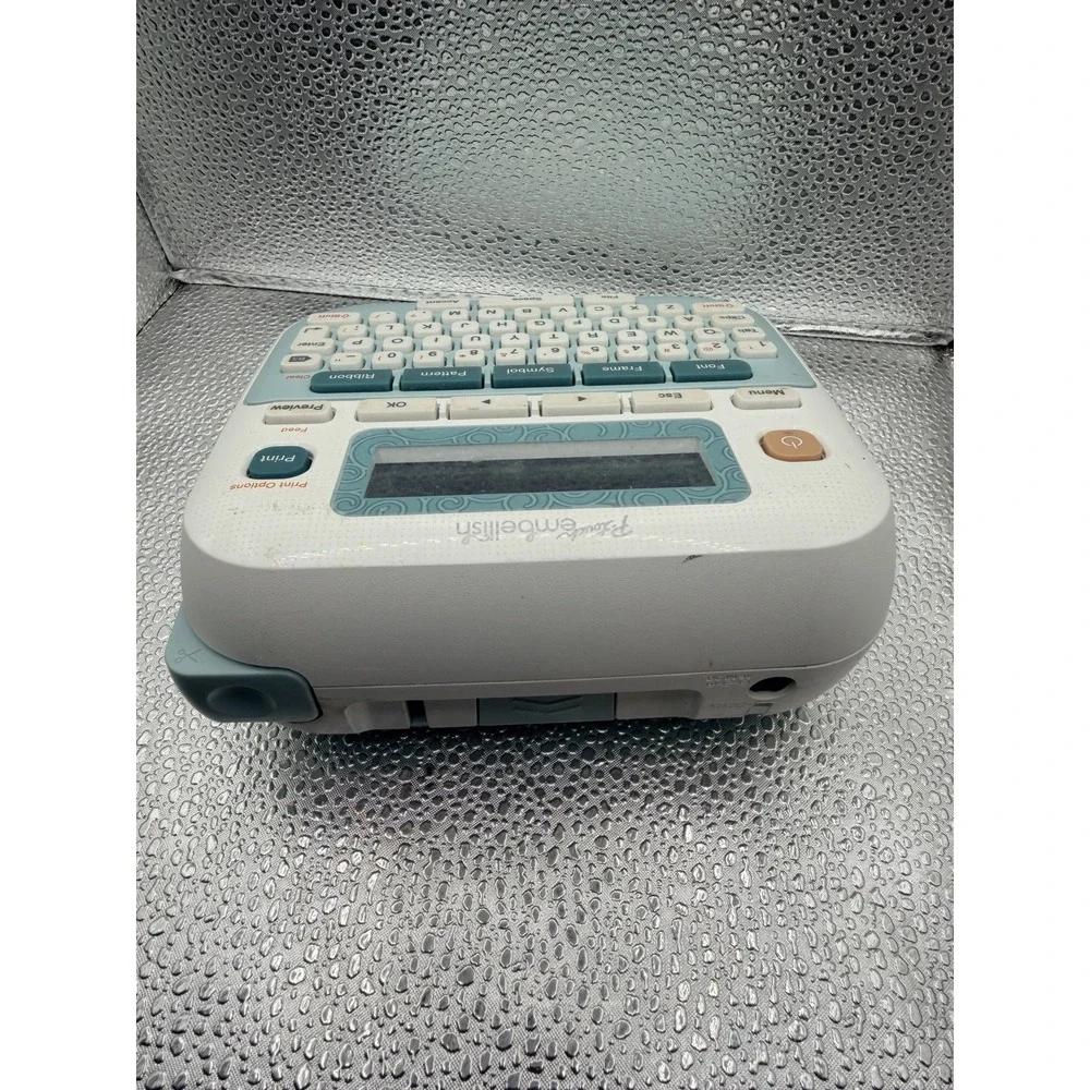 Brother P-touch Embellish Ribbon Tape Label Printer Maker PT-D215e White Ribbon